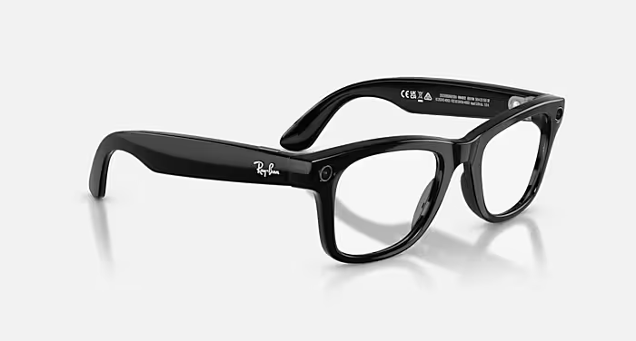 Ray-Ban Meta Wayfarer Gen 2 RW4012 Glasses RW4012 S53 Transitions Graph.  Matte Black