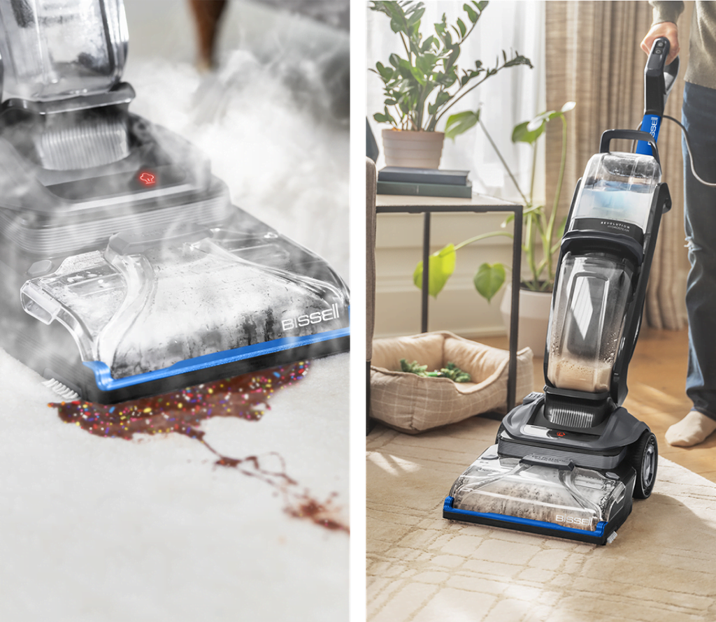 Bissell Revolution HydroSteam - Steam Carpet - Sofa Washing and Stain Removal Machine - 3670N