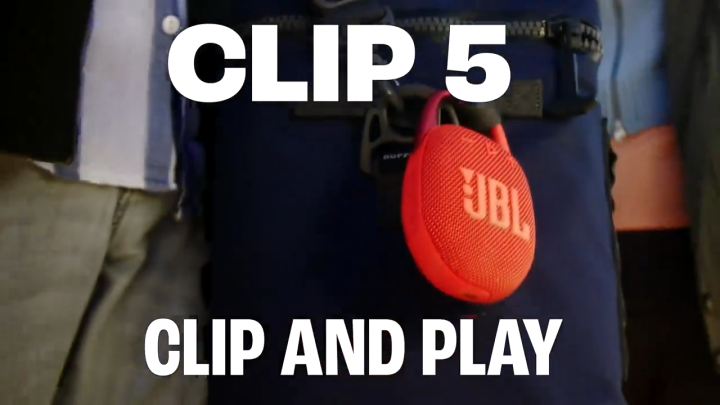 JBL Clip5, Bluetooth Speaker, IP67, Red - JB.JBLCLIP5RED