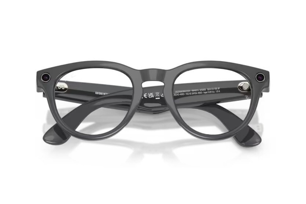 RAY-BAN  META HEADLINER - GEN 2 Shiny Asteroid Grey Clear/Emerald Transitions S50 RW4013 ( 6702CE50 )