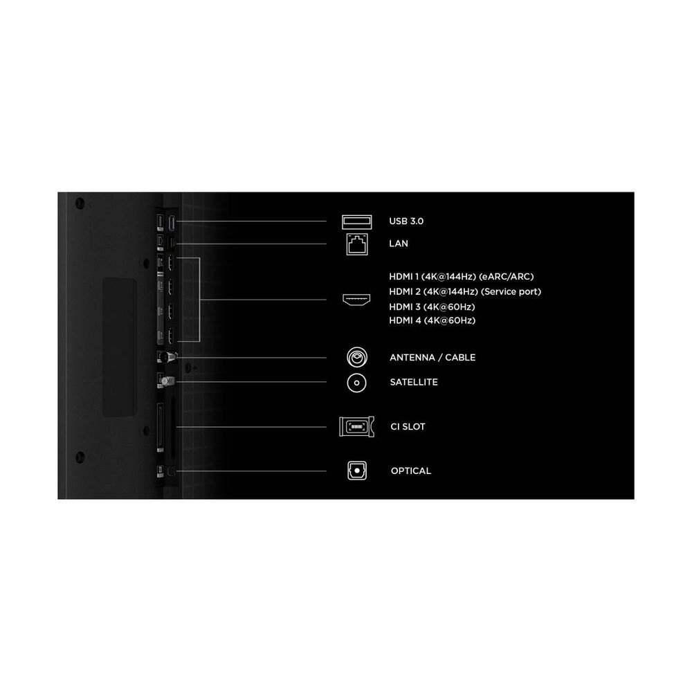 TCL 65C7L 65inc 144 Hz SQD Mini LED 4K UHD Google TV