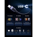 Ugreen USB-C to USB-C 240W PD Fast Charging Cable - 2M (Space Grey) (L513/45068)
