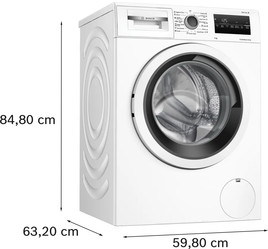 Bosch WAN24200ME Washing Machine 8kg, White