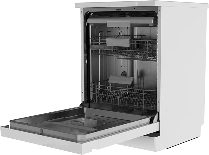 Midea 14 Place Settings 8 Programs Dishwasher White WQP14-W7633CW