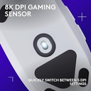 Logitech G203 LSYNC Gaming Mouse - USB - Optical - 6 Button White