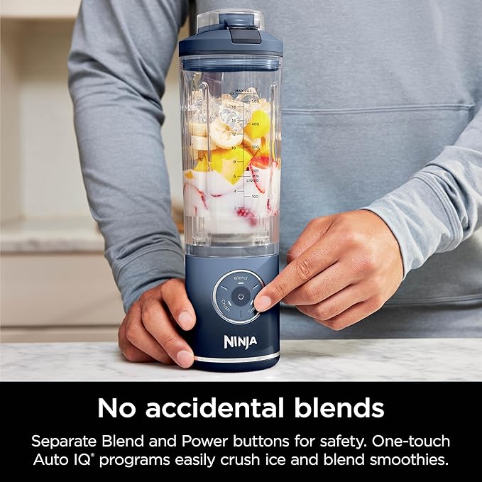 Ninja Blast Portable Blender Deep Navy 650 Ml. (BC251NV)