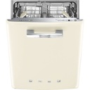 Smeg STFABCR3 Under counter built-in dishwasher width 50's Style Aesthetic
