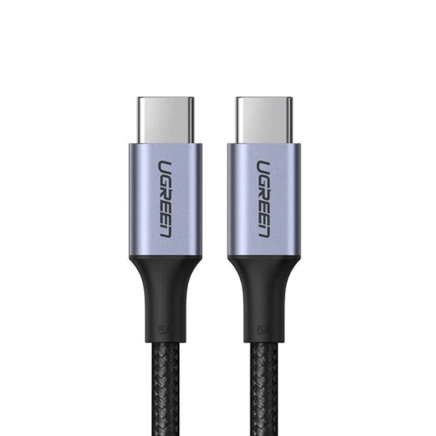 Ugreen US316 USB-C - USB-C Kablosu PD Hızlı Şarj 1m 100W Kablo - Siyah 70427B