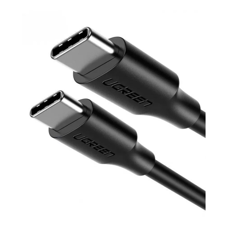 Ugreen USB 2.0 USB-C - T USB-C PD Hızlı Şarj 60W Kablo US286-50997 - 1m Siyah