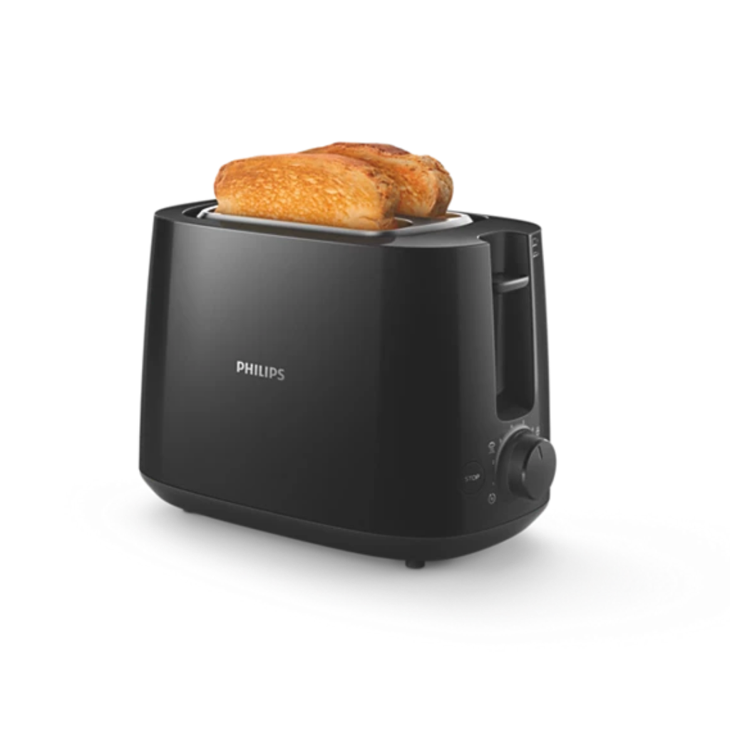 PHILIPS Ekmek Kızartma Makinesi 830W - Siyah HD2581/90