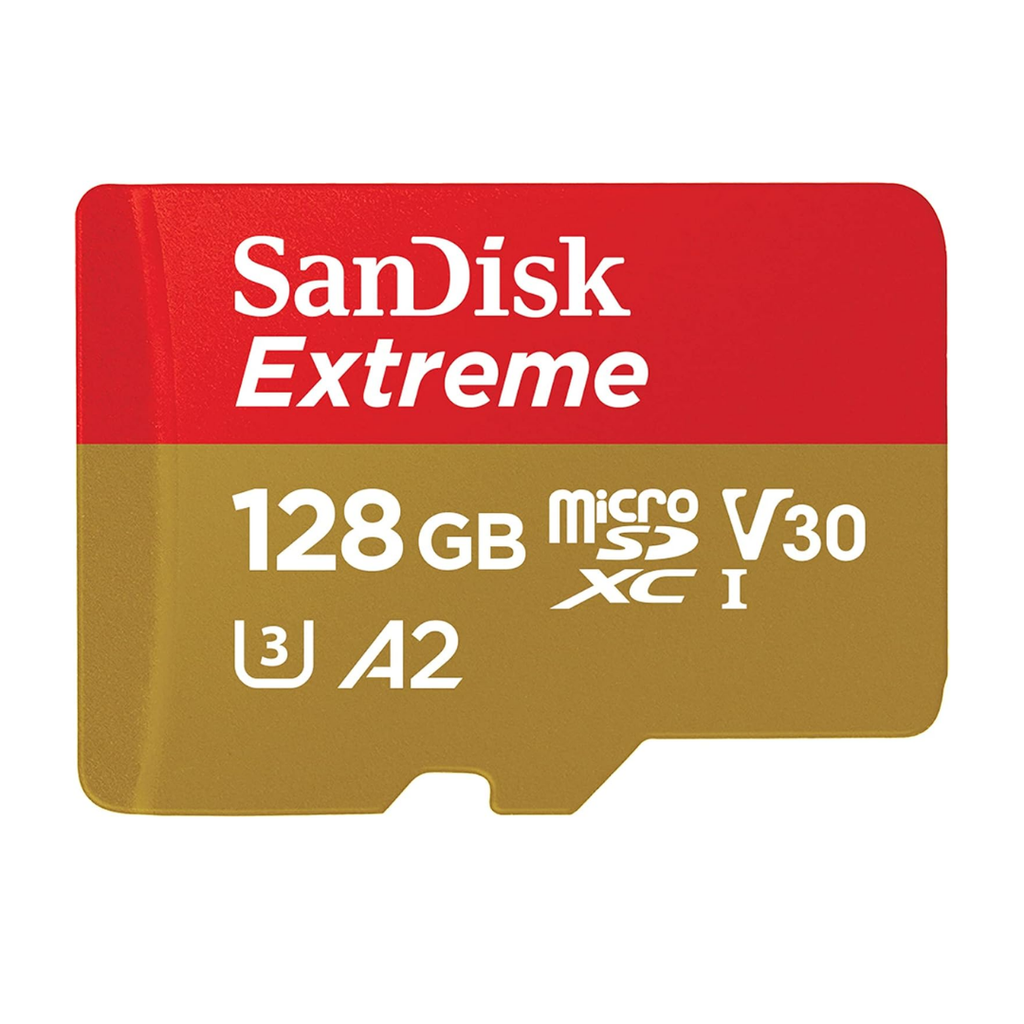 Sandisk Extreme Micro SD 128GB 190mb/sn Memory Card SDSQXAA