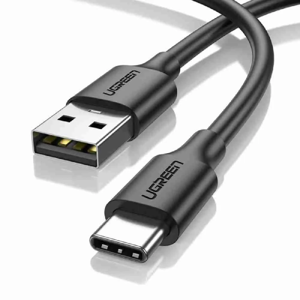 UGREEN USB 3.0 A - Type-C Kablo 1m Siyah
