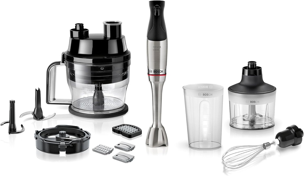 Bosch Series 6 Hand Blender ErgoMaster 1200W Stainless Steel - MSM6M8X1