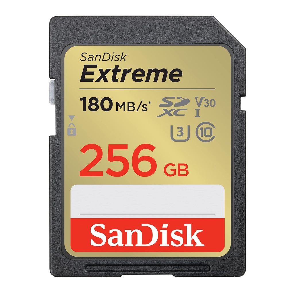 SanDisk Extreme 256 GB 180 MB/s SDSDXVV