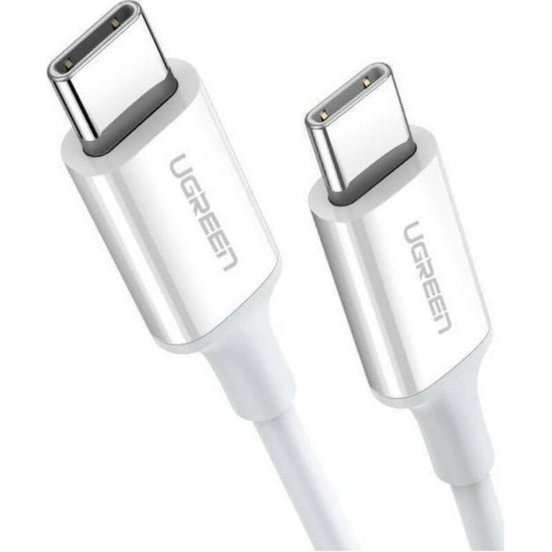 UGreen USB-C 2.0 Male To USB-C 2.0 Male 3A Data Cable - 2M (White) (US264/60520)