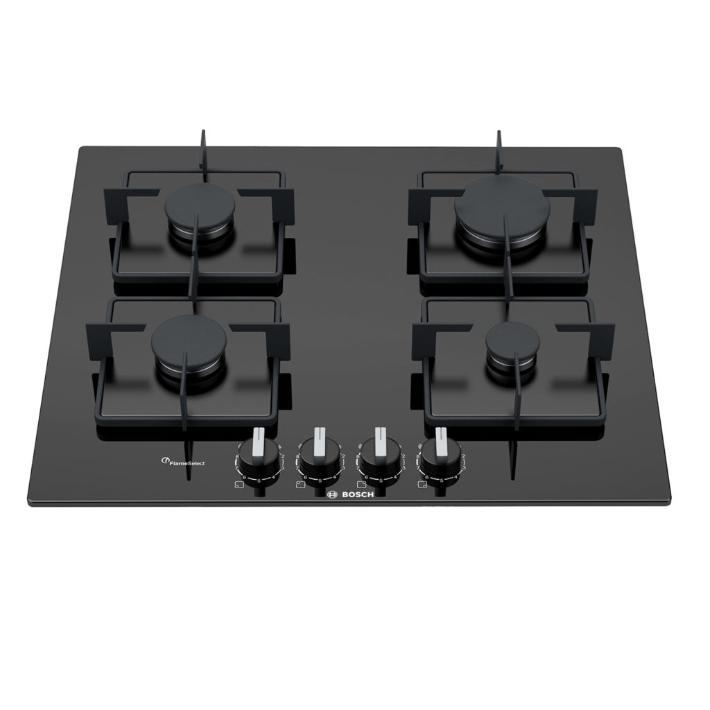 Bosch PPP6A6B10 Serie 6 60 Cm Gas Hob - Siyah Glass