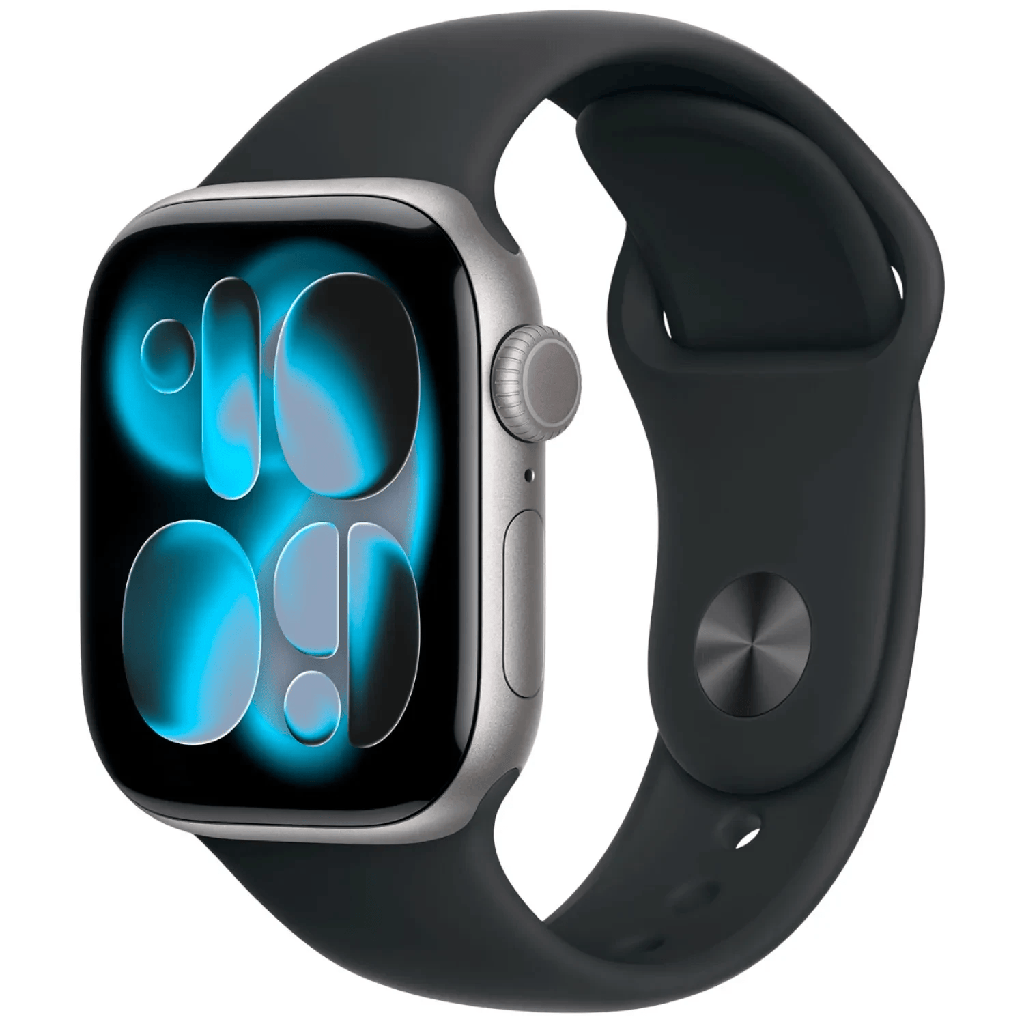 Apple Watch Series 11 GPS 42mm Space Grey Aluminium Black Sport Band - MEQW4 - MEQX4