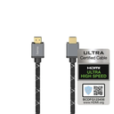 Hama Ultra Yüksek Hızlı HDMI Kablo, Sertifikalı, 8K, Alüminyum - HM.205449