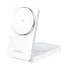 UGREEN 2-in-1 15W Magnetic Wireless Charger White W706-45057