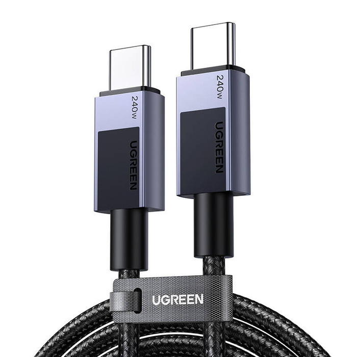 Ugreen USB-C to USB-C 240W PD Fast Charging Cable - 2M (Space Grey) (L513/45068)