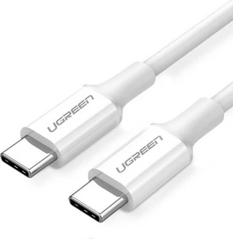Ugreen USB-C / USB-C PD QC AFC cable 1m - white (US264-60518)