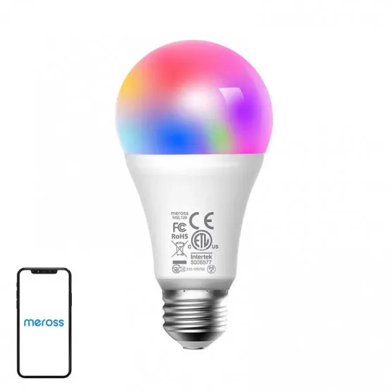 Meross Akıllı RGB Ampul, 810L/9W MSL120UK
