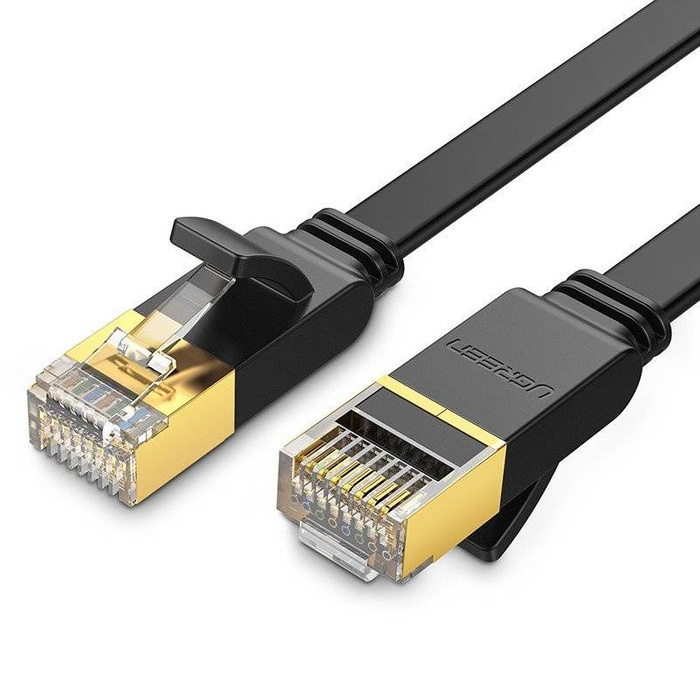 UGREEN NW153 80431B Cat 8 F/FTP Braid Ethernet RJ45 Cable 2m Black