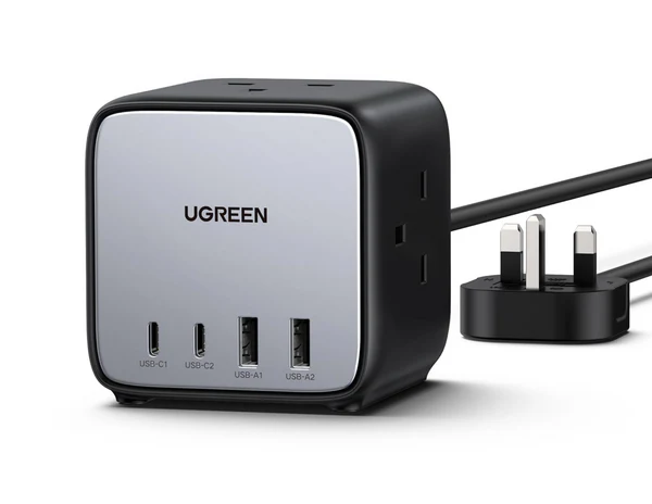 Ugreen 65W Power Strip DigiNest Cube GaN Extension USB C Plug 7-in-1 Port CD268-90906
