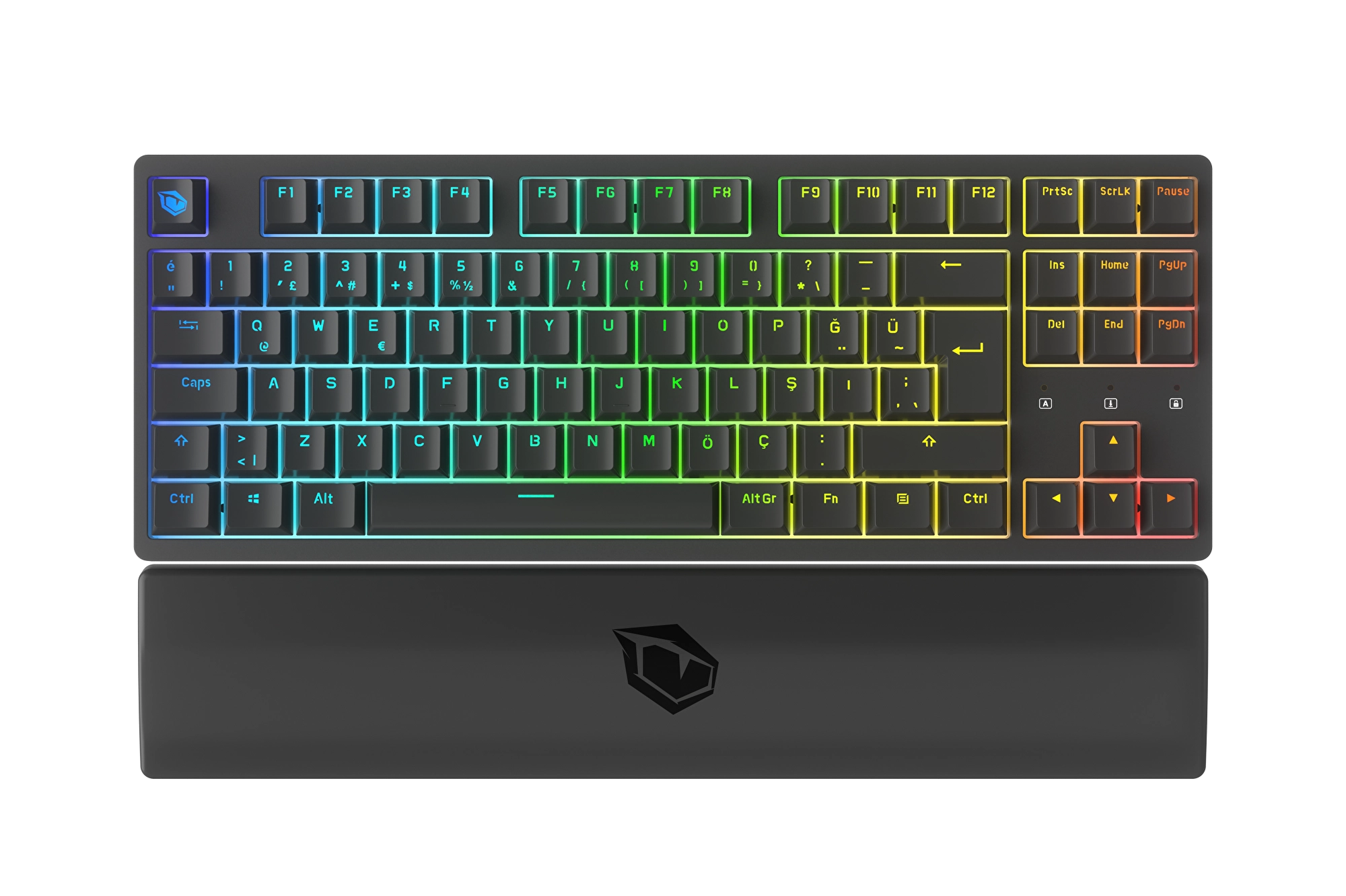 Monster Pusat Rapid Pro Mekanik RGB Oyuncu Klavyesi - Siyah