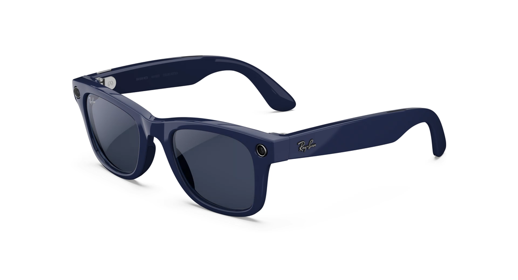 Ray-Ban Meta Wayfarer - Gen2 - F Parlak Kozmik Mavi - L Şeffaf/Safir Geçişli - RW4012 50