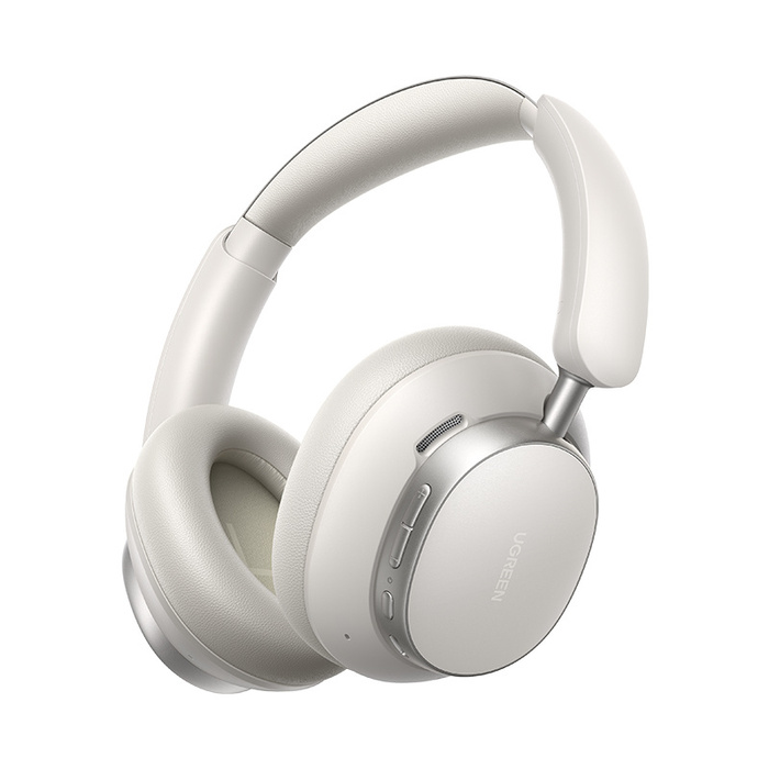 UGREEN HiTune Max6 Studio Pro Hybrid Active Noise Cancelling Wireless Over-Ear Headphones - White 55614