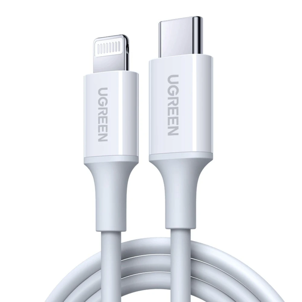 Ugreen USB-C To Lightning Cable 2M Nylon 60749 - White  
